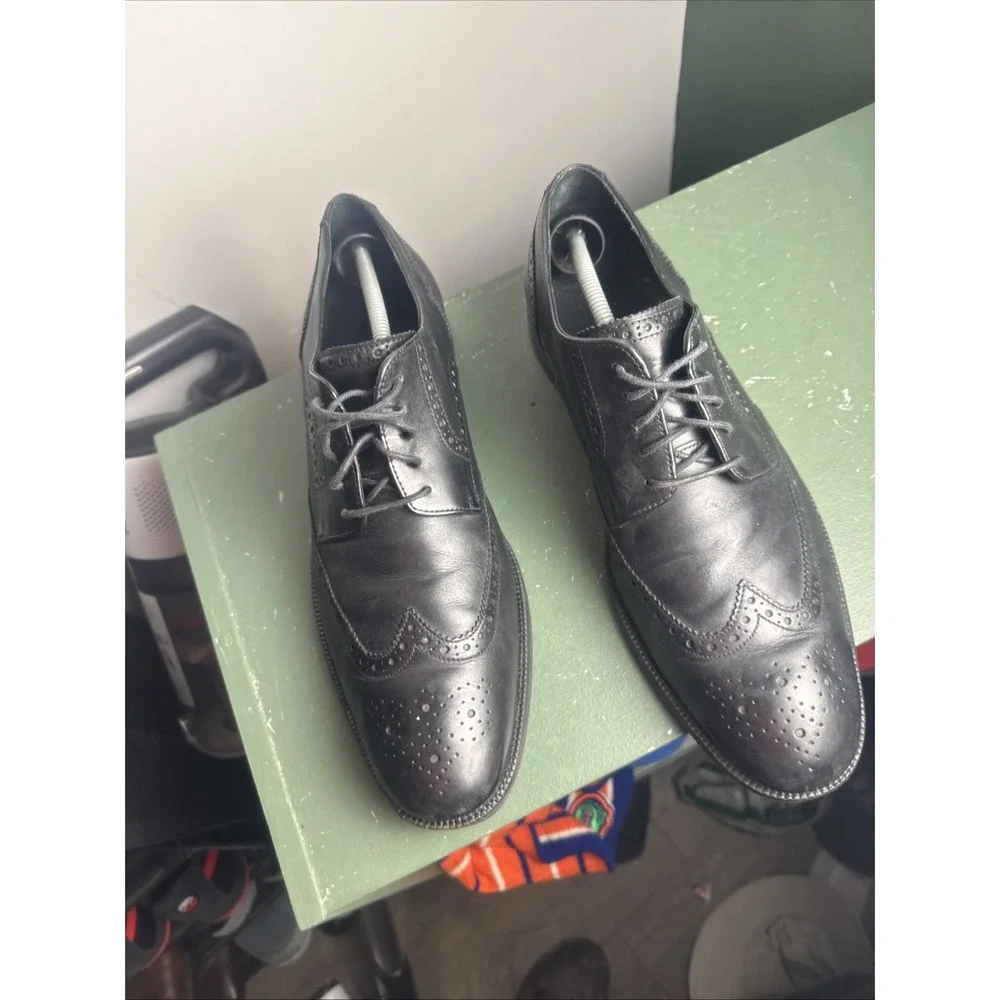 Cole Haan Original Grand OS Signature Wingtip Oxford Black Mens Size 12 M C24117